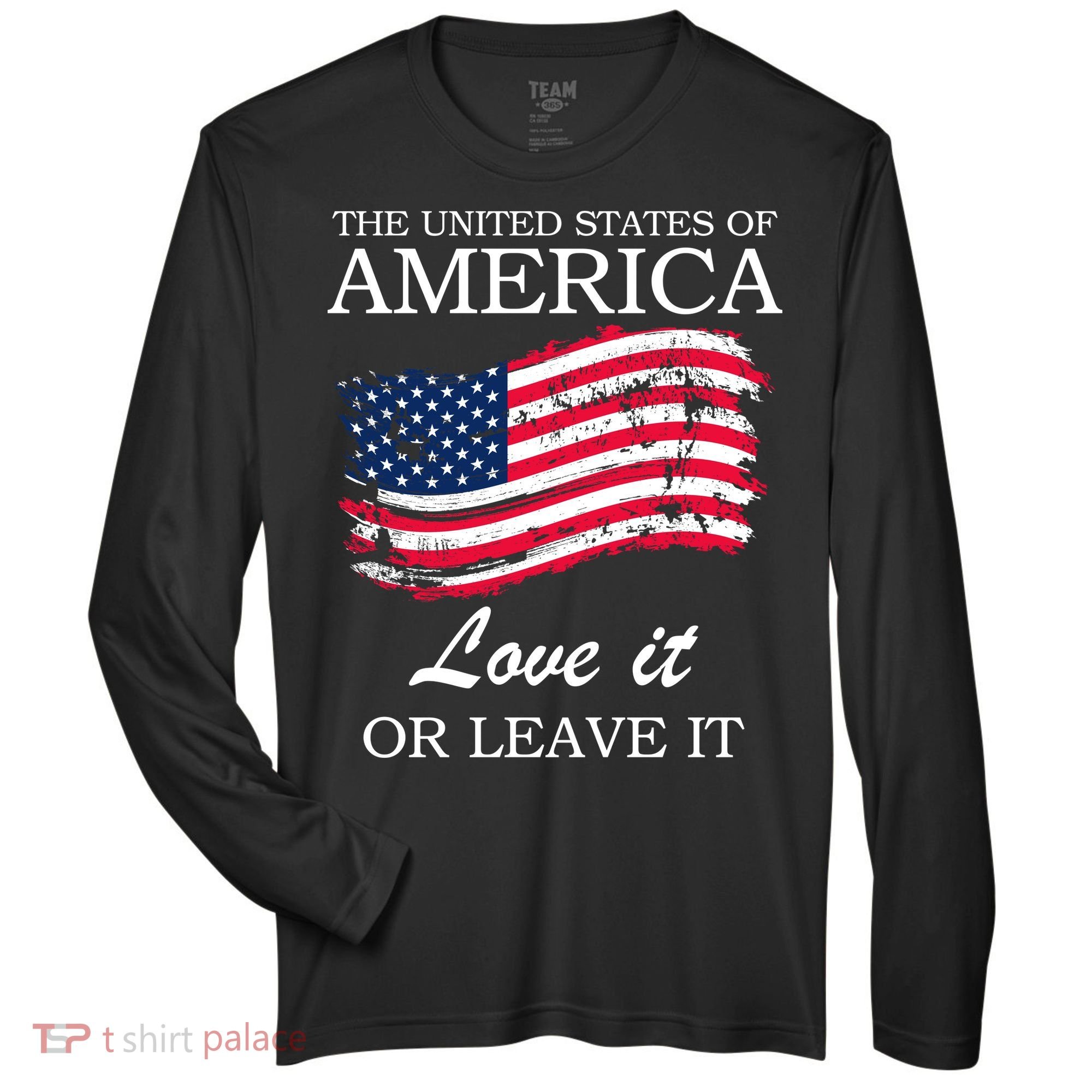 The USA Love It Or Leave It Zone Performance Long-Sleeve T-Shirt