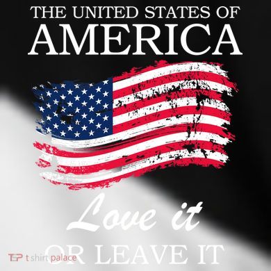 The USA Love It Or Leave It Toddler Fine Jersey T-Shirt