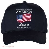 The USA Love It Or Leave It Five-Panel Snapback Cap thumb 0