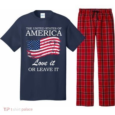 The USA Love It Or Leave It Pajama Set
