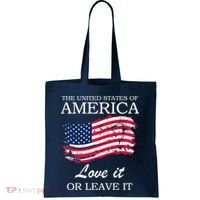 The USA Love It Or Leave It Tote Bag thumb 0