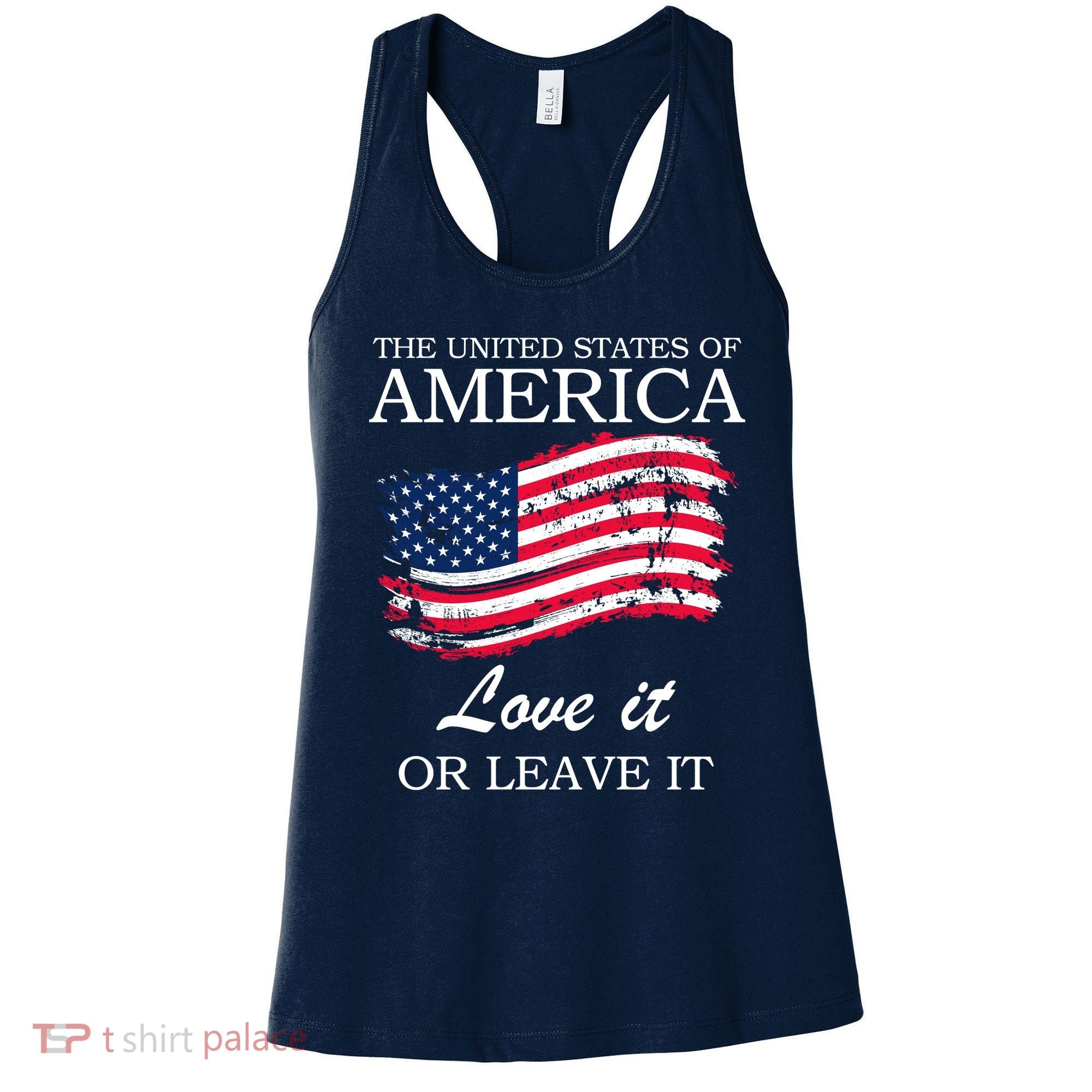The USA Love It Or Leave It Women's Tank Top