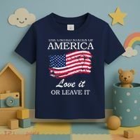 The USA Love It Or Leave It Toddler T-Shirt thumb 3
