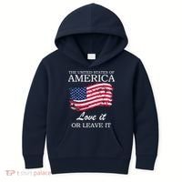 The USA Love It Or Leave It Kids Hoodie thumb 0