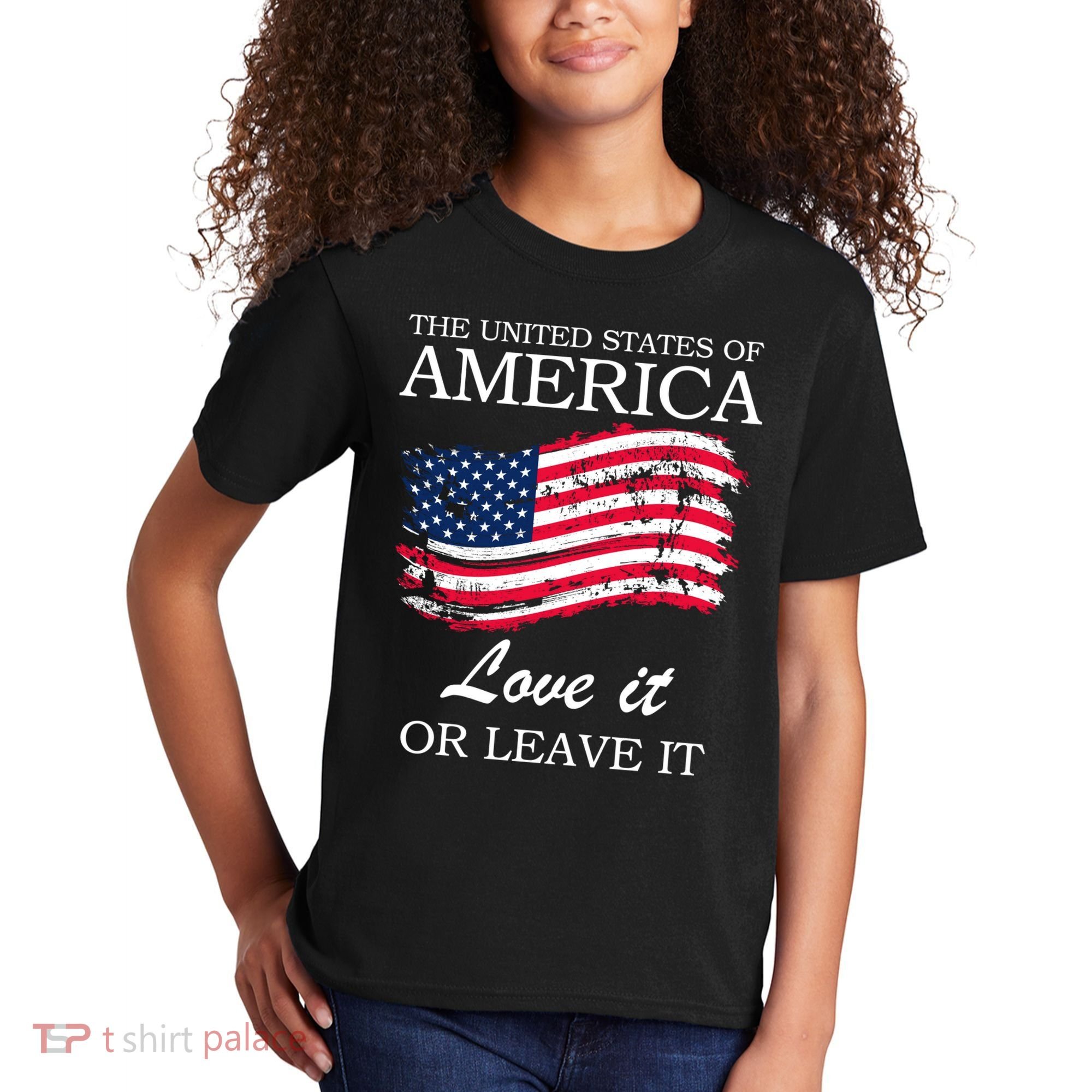 The USA Love It Or Leave It Kids T-Shirt