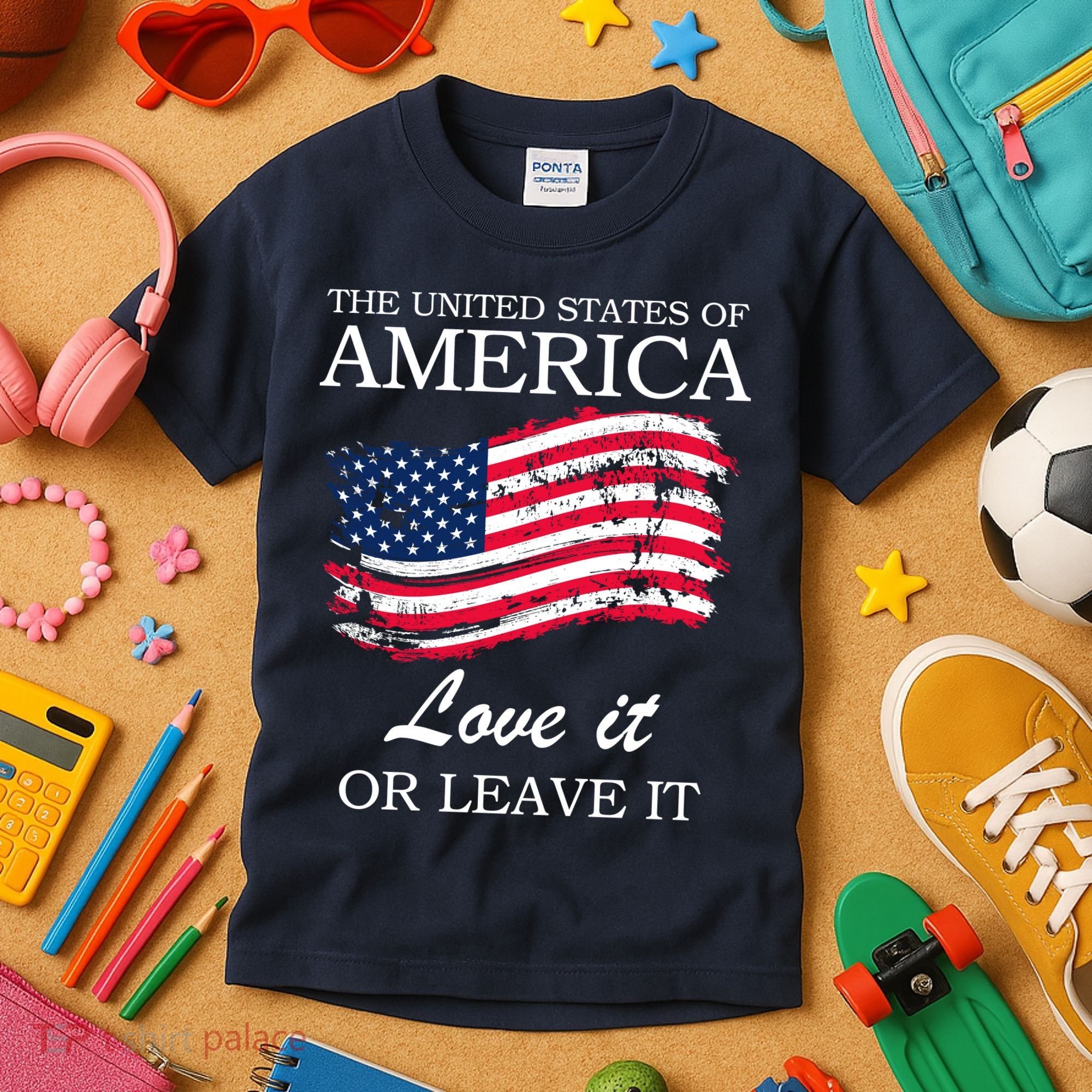 The USA Love It Or Leave It Kids T-Shirt