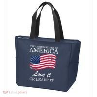 The USA Love It Or Leave It Tote Bag thumb 3