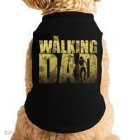 The Walking Dad Gold Logo Doggie Tank thumb 0