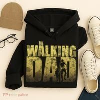 The Walking Dad Gold Logo Hoodie thumb 4