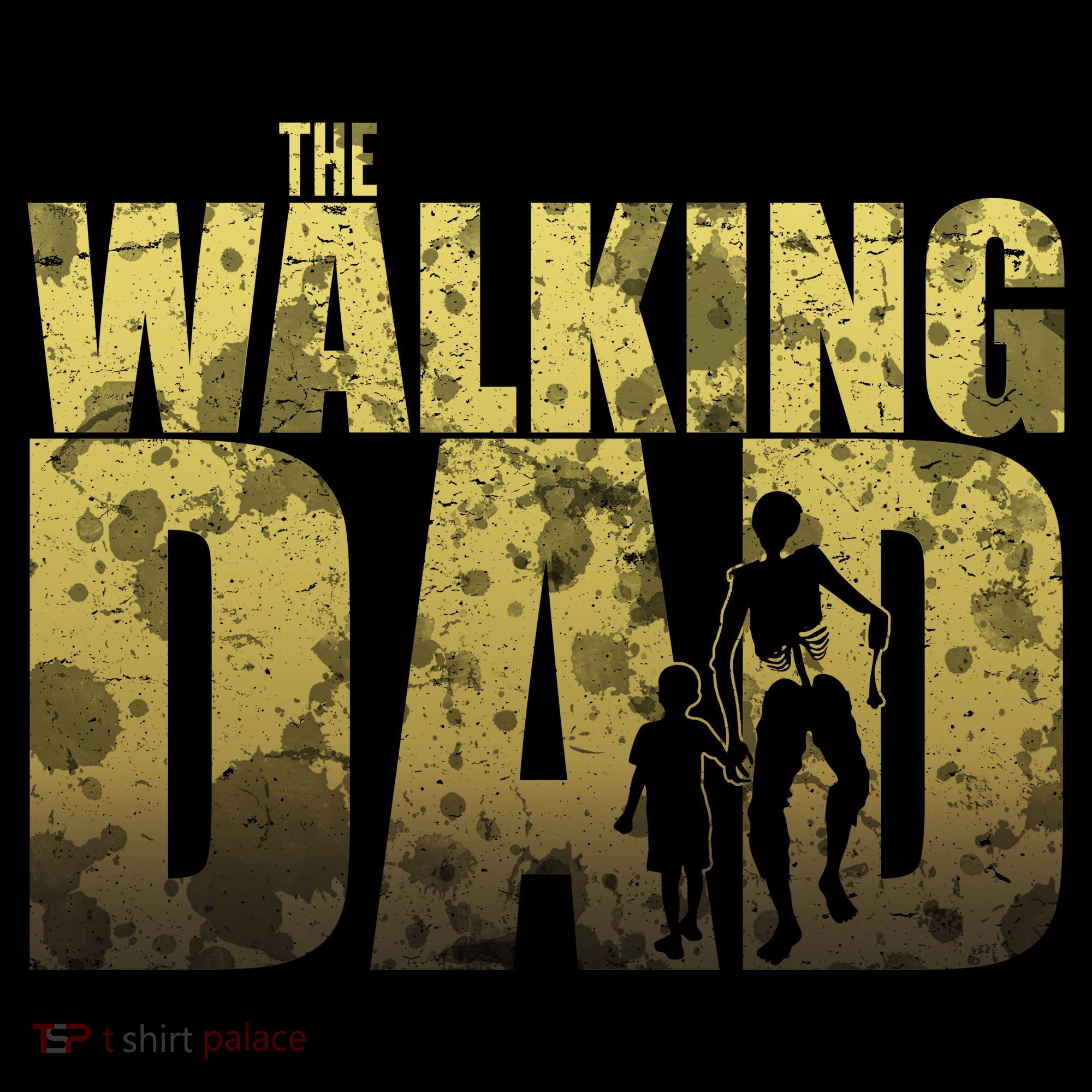 The Walking Dad Gold Logo Bucket Hat