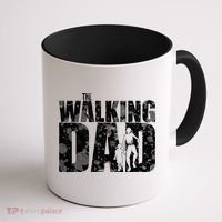 The Walking Dad Gold Logo Coffee Mug thumb 1