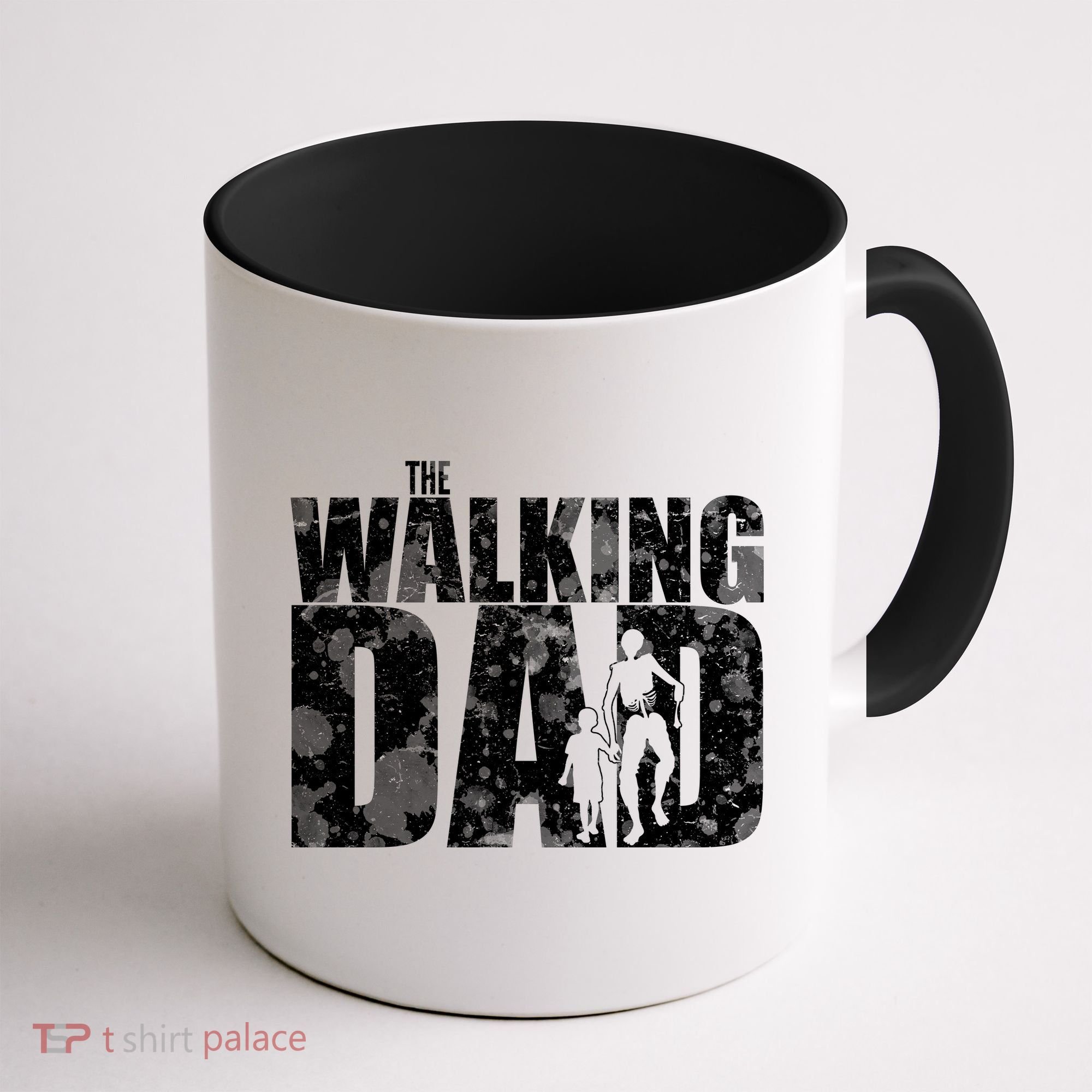 The Walking Dad Gold Logo Coffee Mug