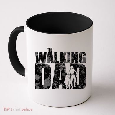 The Walking Dad Gold Logo Coffee Mug