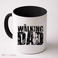 The Walking Dad Gold Logo Coffee Mug thumb 0
