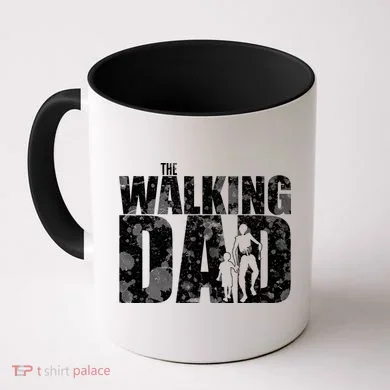 The Walking Dad Gold Logo Coffee Mug