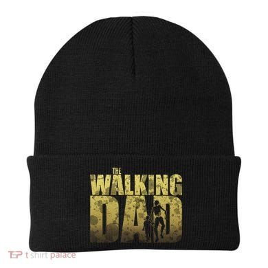 The Walking Dad Gold Logo Beanie