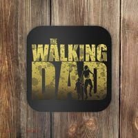 The Walking Dad Gold Logo Coaster thumb 0