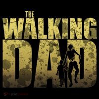 The Walking Dad Gold Logo Mousepad thumb 1
