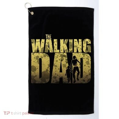 The Walking Dad Gold Logo Golf Towel