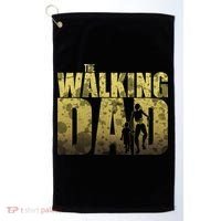 The Walking Dad Gold Logo Golf Towel thumb 0