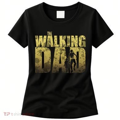 The Walking Dad Gold Logo Women's T-Shirt