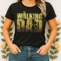 The Walking Dad Gold Logo Women's T-Shirt thumb 2