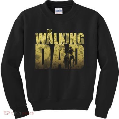 The Walking Dad Gold Logo Kids Sweatshirt