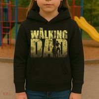 The Walking Dad Gold Logo Kids Hoodie thumb 3