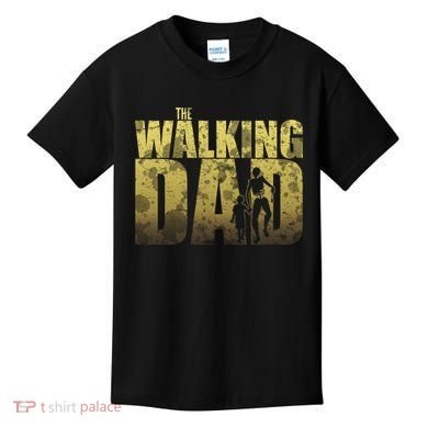 The Walking Dad Gold Logo Kids T-Shirt