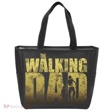 The Walking Dad Gold Logo Tote Bag