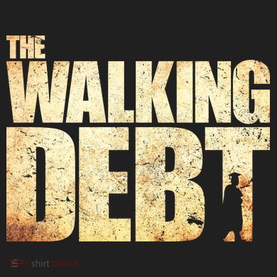The Walking Debt Ladies Heavyweight Boxy Pullover Hoodie