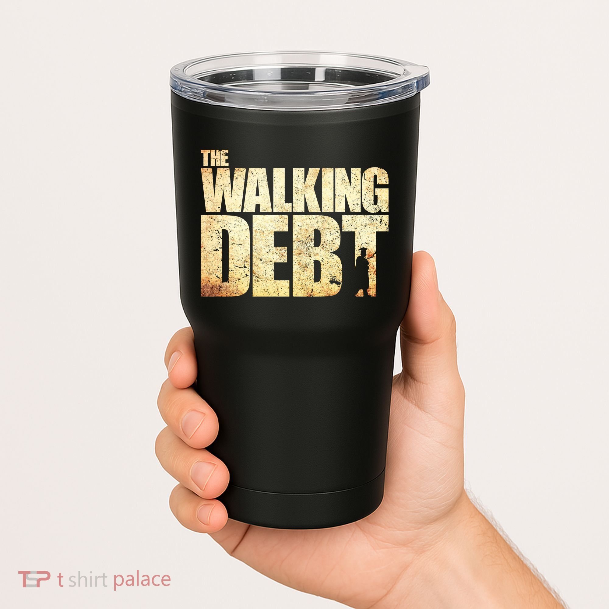 The Walking Debt Tumbler