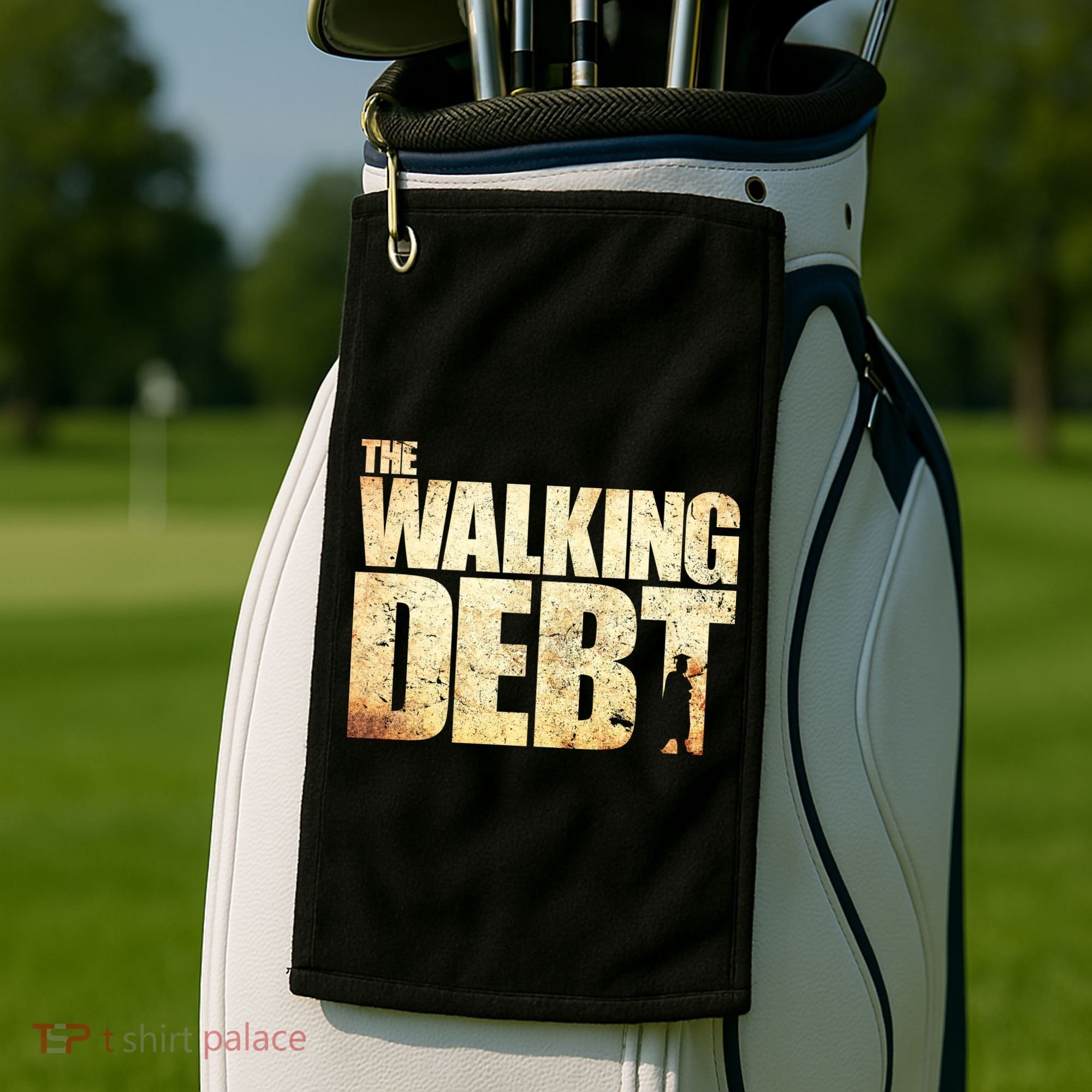 The Walking Debt Golf Towel