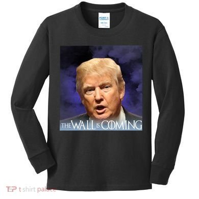 The Wall Is Coming Kids Long Sleeve Shirt