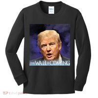 The Wall Is Coming Kids Long Sleeve Shirt thumb 0