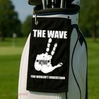 The Wave You Wouldn't Understand Golf Towel thumb 2