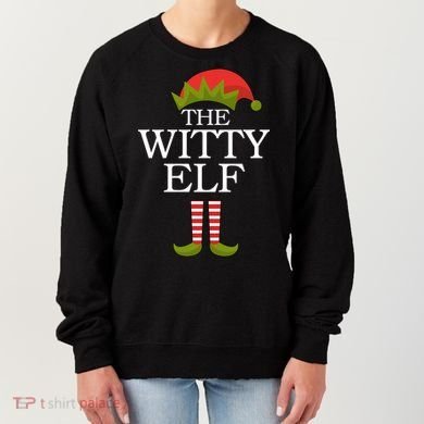 The Witty Elf Matching Christmas Women's Sweatshirt