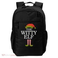 The Witty Elf Matching Christmas Backpack thumb 0