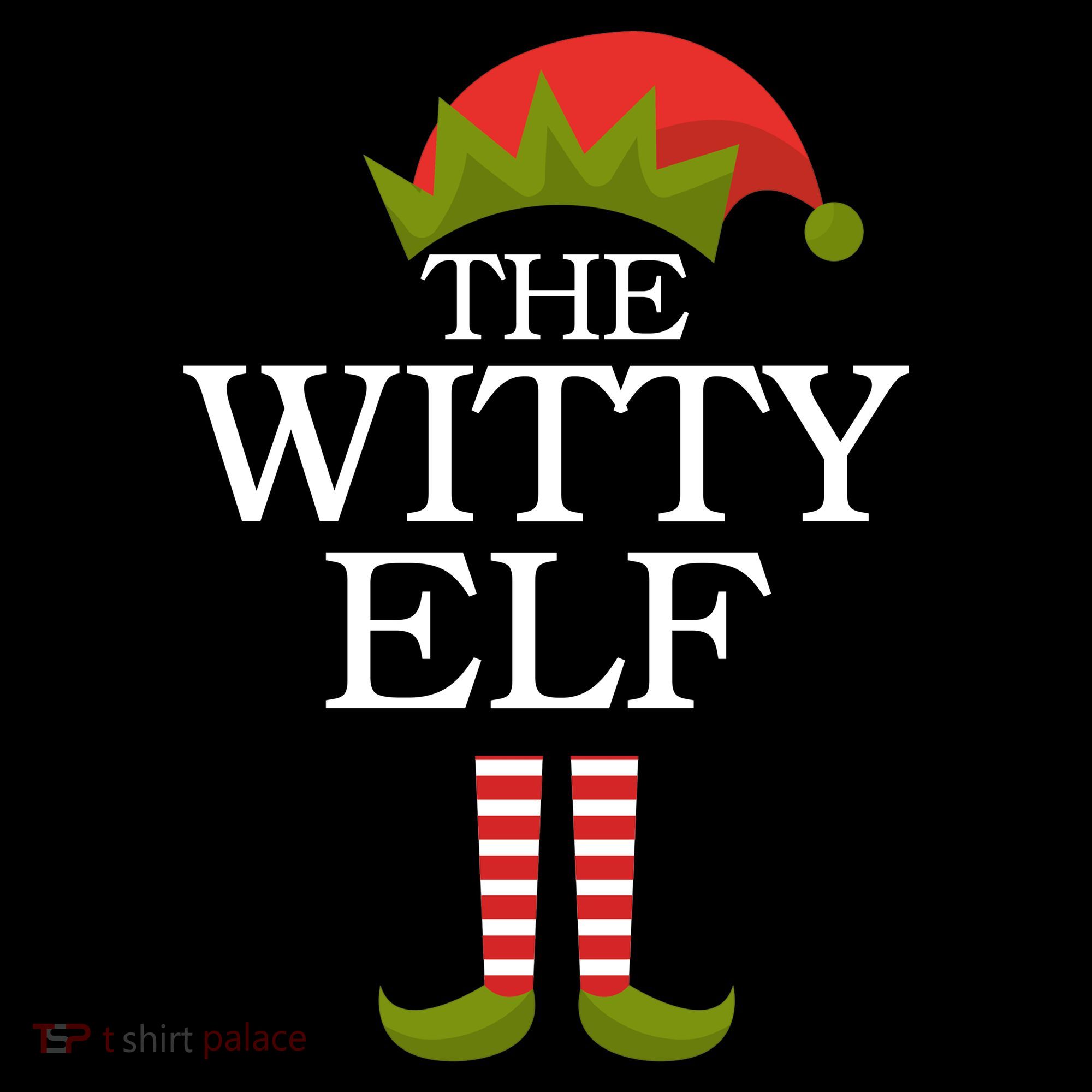 The Witty Elf Matching Christmas Coaster