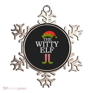 The Witty Elf Matching Christmas Ornament
