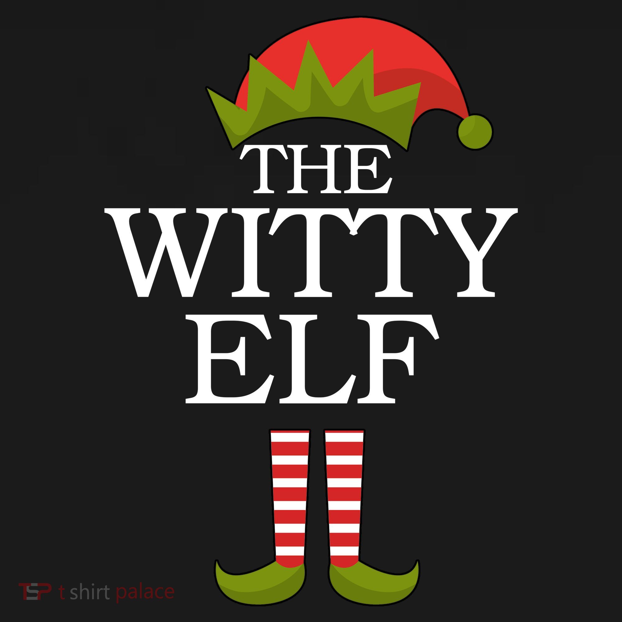 The Witty Elf Matching Christmas Tank Top