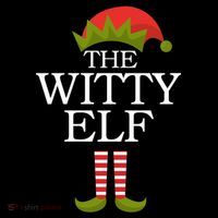 The Witty Elf Matching Christmas Women's T-Shirt thumb 6
