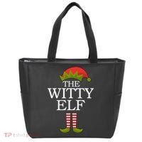 The Witty Elf Matching Christmas Tote Bag thumb 0
