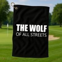 The Wolf of All Streets Golf Towel thumb 1