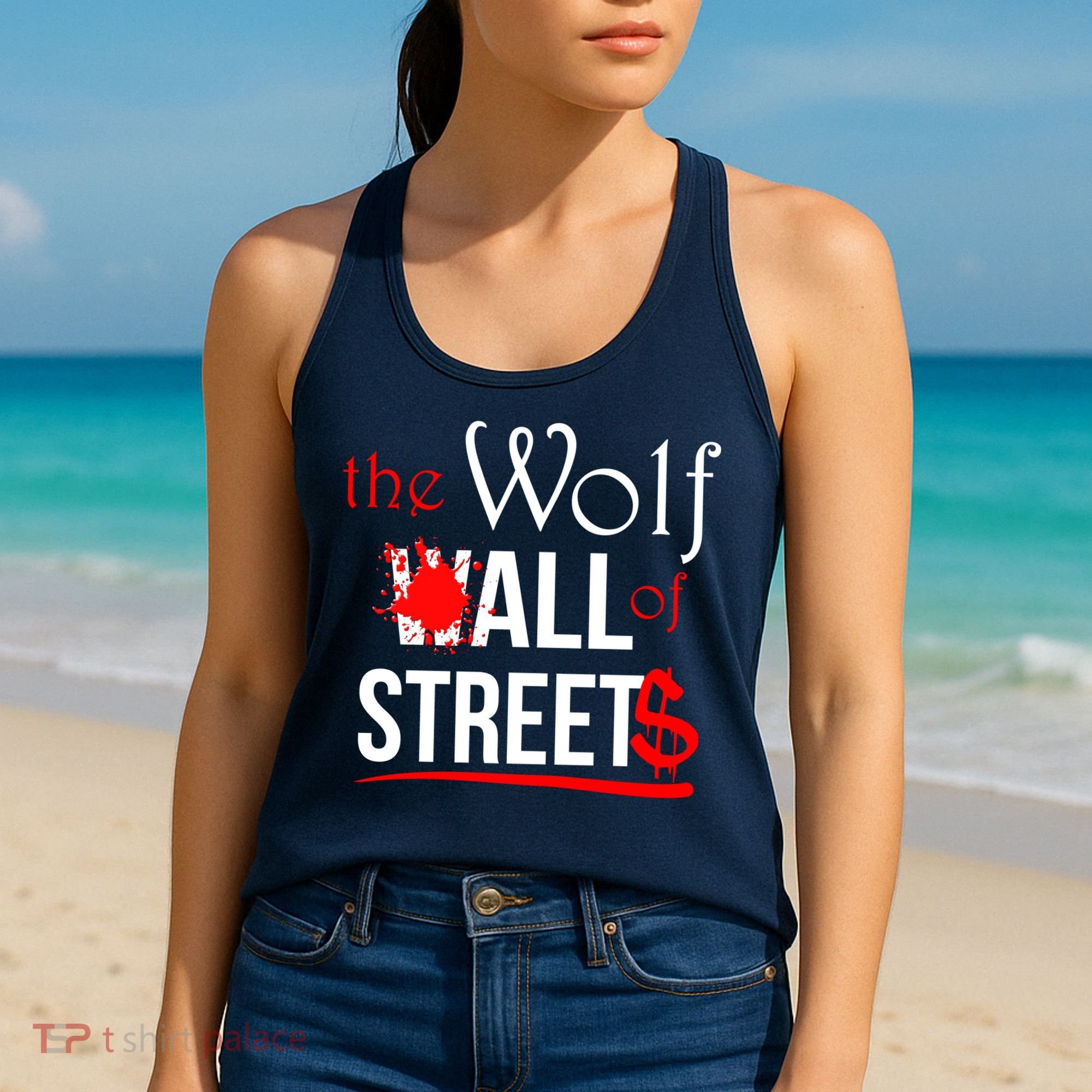 The Wolf of All Streets Wall Street Women's Tank Top