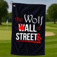 The Wolf of All Streets Wall Street Golf Towel thumb 1
