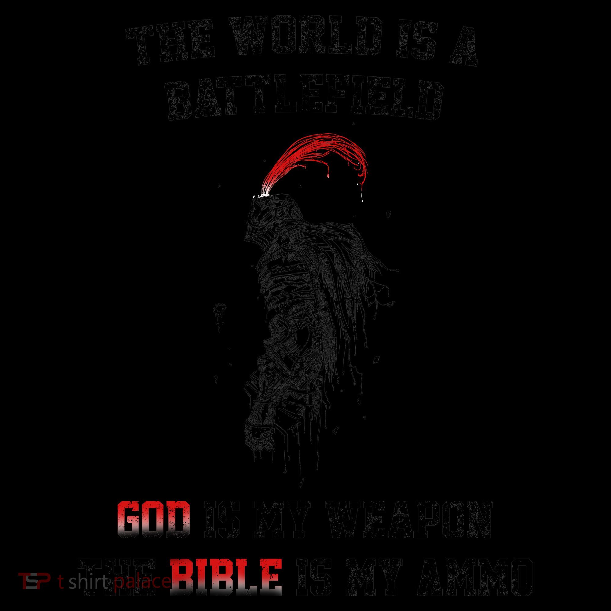 The World Is a Battlefield God is my Weapon Coffee Mug