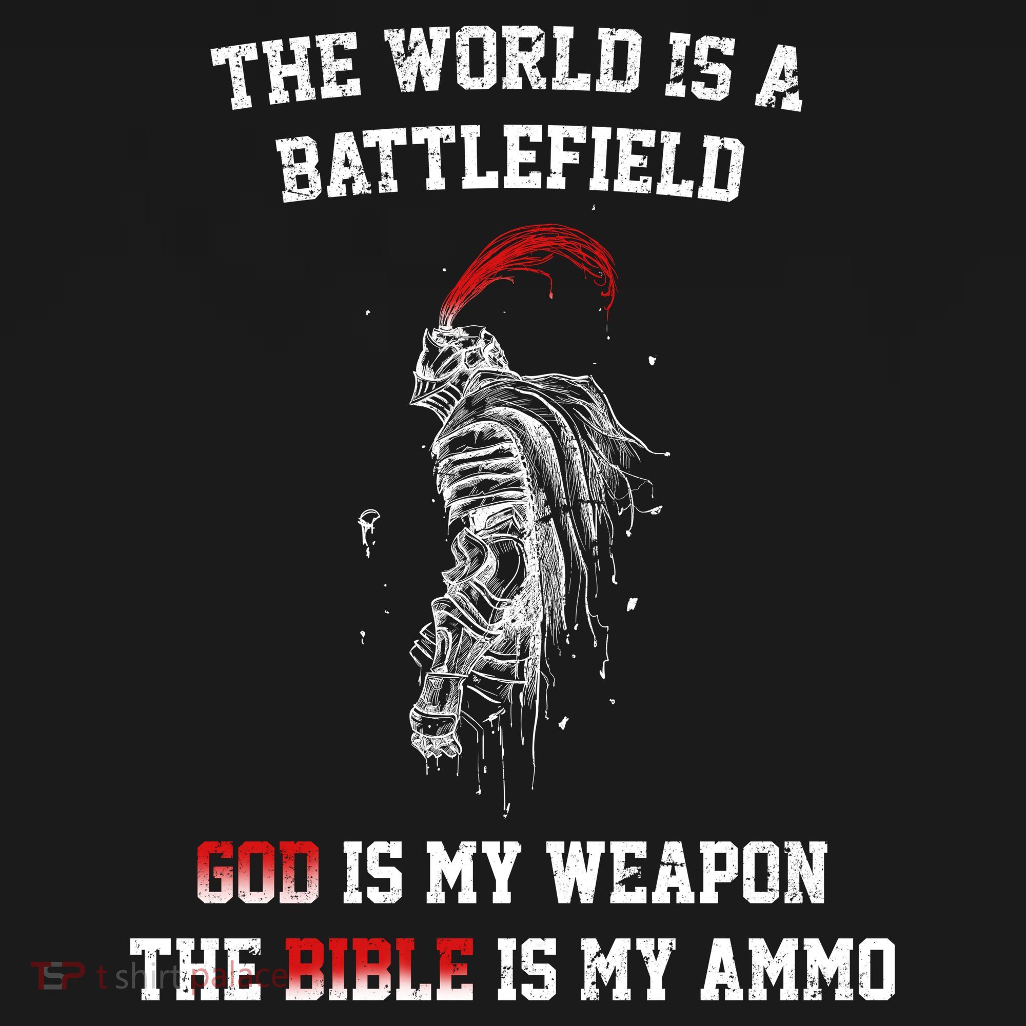 The World Is a Battlefield God is my Weapon Women's Hoodie