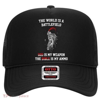 The World Is a Battlefield God is my Weapon Hat