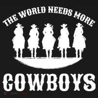 The World Needs More Cowboys Doggie Tank thumb 4